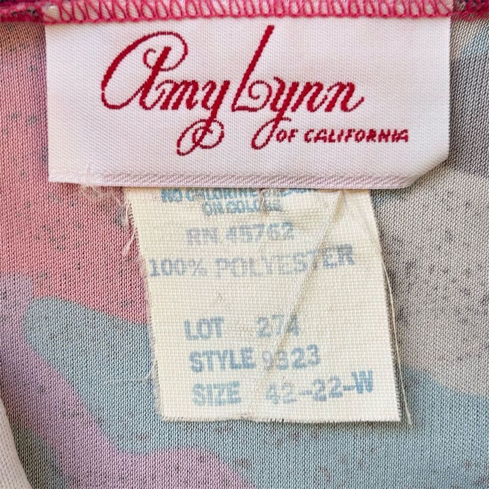 Amy Lynn Women's Floral Blouse Size 42 Collared Short Sleeve Casual - Picture 4 of 5